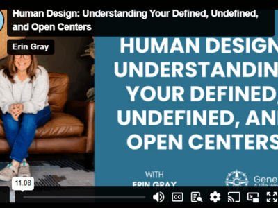 Human Design: Understanding Your Defined, Undefined, and Open Centers