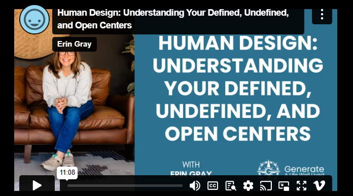 Human Design: Understanding Your Defined, Undefined, and Open Centers
